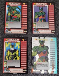 Perfect Cell Saga Starter Set Personality Lv1-3 HT DBZ CCG TCG Score Cards Card - Picture 1 of 2