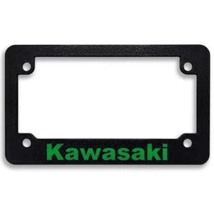 For Kawasaki Motorcycles Textured License Plate Frame ALL MODELS (GREEN) - Picture 1 of 3