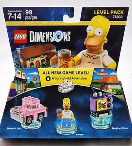 LEGO DIMENSIONS LEVEL PACK 71202 THE SIMPSONS A SPRINGFIELD ADVENTURE 98pcs! - Picture 1 of 4