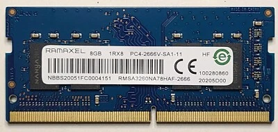 NEW - HP 17-BY3021DX 8GB 1RX8 DDR4 2666V RAM MEMORY 937236-855 RMSA3260NA78HAF - Image 1 of 3