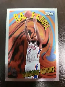 1992-93 Topps Sharone Wright RATTLE AND ROLL card #R4 - Picture 1 of 2