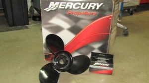 Mercury 48-77344A45 3-Blade Black Aluminum Propeller 13 1/4 X 17 (With Hub Kit) - Picture 1 of 7
