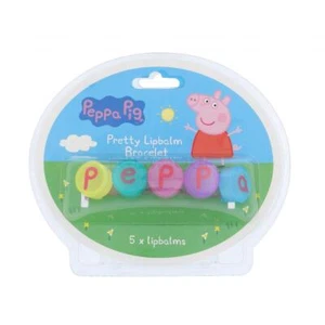 2 x Peppa Pig Peppa Pretty 5 x Lip Balms in Bracelet  - Ideal Gift - Picture 1 of 3