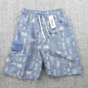 NONWE Board Shorts Men's 32x10 Quick Dry Pineapple Print Pocket Mesh Lined - Picture 1 of 7