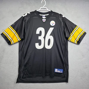 Camiseta deportiva de fútbol americano de los Pittsburgh Steelers Jerome Bettis The Bus #36 para hombre XL Reebok años 90 - Imagen 1 de 21