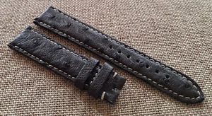 JAEGER LE COULTRE REVERSO CINTURINO WATCH STRAP STRUZZO GENUINE OSTRICH mm.19/16 - Foto 1 di 6