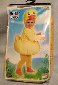 Duck Fancy Dress Costume, Rubber Ducky,  Age 3 - 4  , New