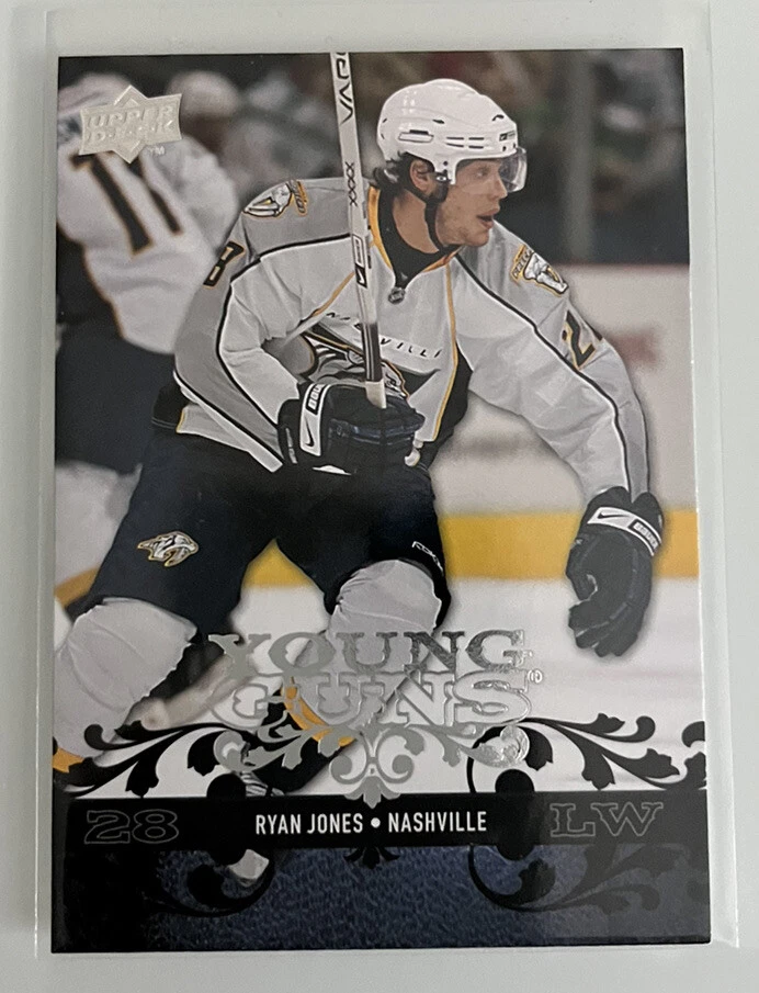 2008-09 Upper Deck Young Guns Ryan Jones #226 Rookie RC Nashville Predators - Image 1 of 2