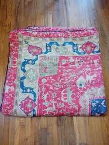 Ralph Lauren Full/Queen Vintage Conservatory Dignitary Red Comforter Sateen - Picture 1 of 7