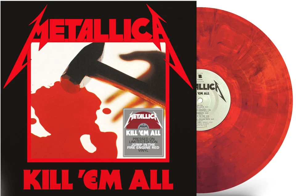 Metallica - Kill em all Limited Jump In The Fire Engine Red Vinyl LP NEU OVP - Bild 1 von 1