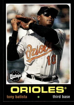 Tony Batista 2002 Upper Deck Vintage #54   Baltimore Orioles - Image 1 of 2