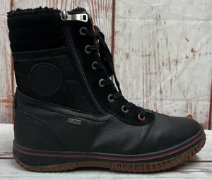 Pajar Waterproof Boot Mens 11 - 11.5 Trooper 2.0 Winter Sherpa Lined Zip Leather - Picture 1 of 9