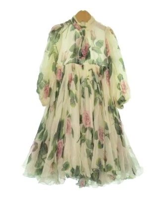 Vestidos DOLCE&GABBANA (otros) blanco x verde x rosa (patrón de flores) 200535193033 Foto 1 de 4