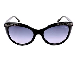 Roberto Cavalli Acubens RC789S 01B Shiny Black Plastic Sunglasses 56-19-135 789S - Picture 1 of 3