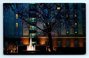 1960s TX Postcard Baylor University Medical Center 6-Cycle Fountain Dallas Texas - Picture 1 of 2