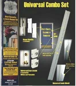 ARMOR Kit de reparación de jamba de seguridad para puertas Evite robos Protectores de puertas con bisagras 2-3/8 " - Imagen 1 de 2
