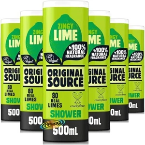 6x Original Source Zingy Lime Shower Gel 500ml - Picture 1 of 1