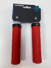 new Supacaz GRIZIPS Lock-On Bicycle Grips RED