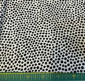 QUILTING TREASURES - BLANC ET NOIR #QT-27276-Z- DOTS - WHITE-- BY THE YARD - Picture 1 of 1