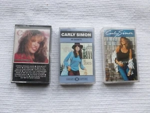 CARLY SIMON ~ 3x MUSIC CASSETTE TAPES ~ NO SECRETS, COMING AROUND AGAIN ETC - Picture 1 of 5