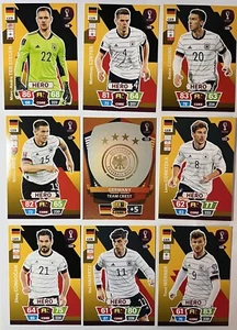Panini Adrenalyn XL Copa Mundial Qatar 2022 Equipo Alemania #118-126 - Imagen 1 de 1