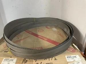 2- Starrett 16’ 9”. 1 1/2” 3/4 Tooth Power and Matrix 2 Band Saw Blade - Picture 1 of 3