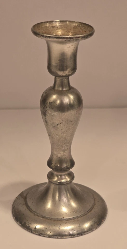 Candelabro cónico vintage ROYAL HOLLAND PELTRE Polonia Foto 1 de 4