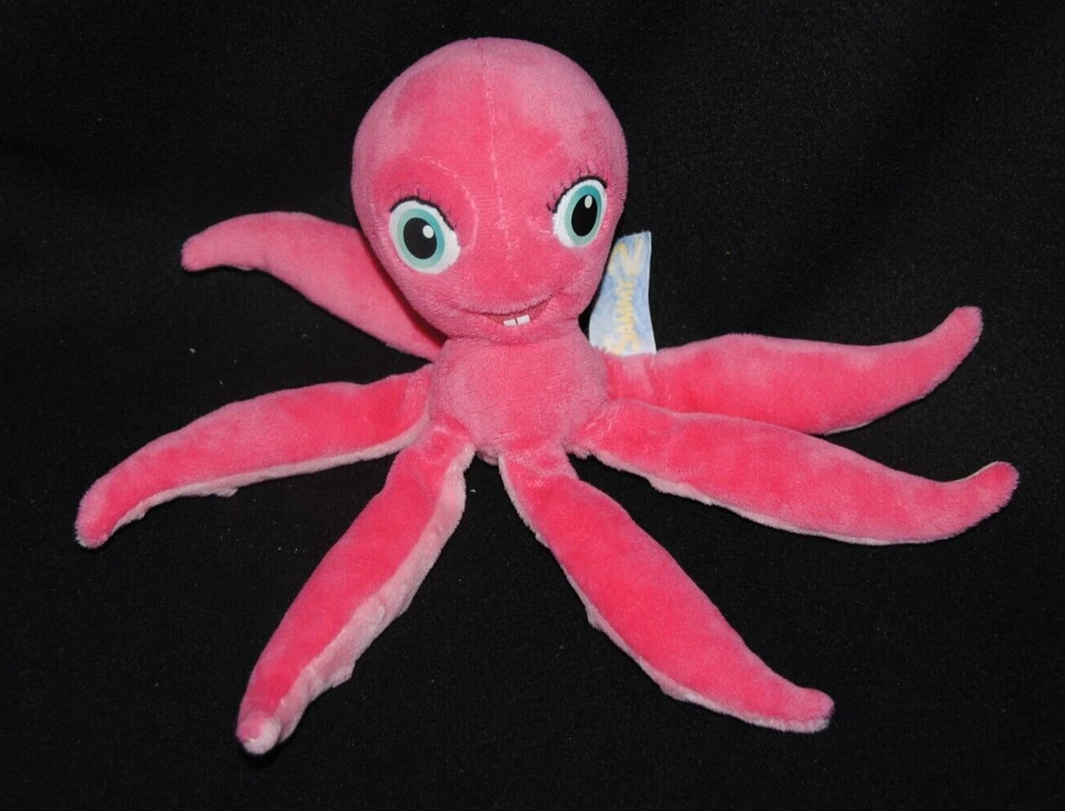 Peluche doudou pieuvre GIPSY DISNEY Sammy 2 rose 24 cm TTBE - Photo 1/1