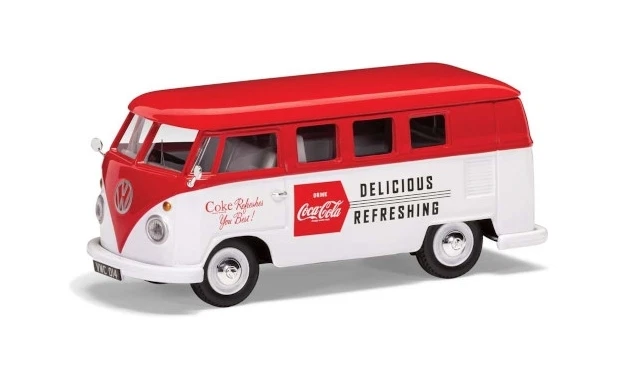 Corgi VW T1 Red/White 1960 Coca Cola 1:43 - Image 1 of 1