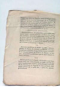ALTES BUCH URTEIL ETABLIERTE HÄNDLER SKALEN LEVANT UND BARBAREI MARSEILLE 1776 - Bild 1 von 3