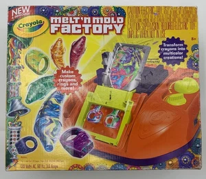 Crayola Melt 'N Mold Factory 24 Fabricante de Crayones y Juguetes Personalizado + Molde de Anillo Nuevo en Caja - Imagen 1 de 8