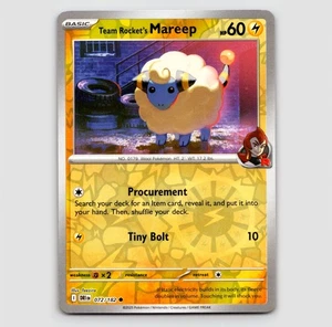 Team Rocket's Mareep (Reverse) - 072/182 - Common NM SV10: Destined Rivals - Picture 1 of 2