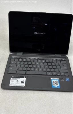 HP ChromeBook 11-ae027nr Intel Celeron N3350, 1.1GHz, 4GB RAM 16GB eMMC 11.6in - Image 1 of 4