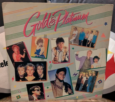 GOLD & PLATINUM 1982 LP VOLUME 1: MICHAEL JACKSON, JOURNEY, HALL & OATS+++ VG+ - Image 1 of 4