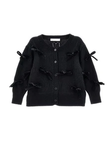 Monnalisa Strickjacek Con Fiocchini Größe M/166 Neu mit Etikett - Bild 1 von 3