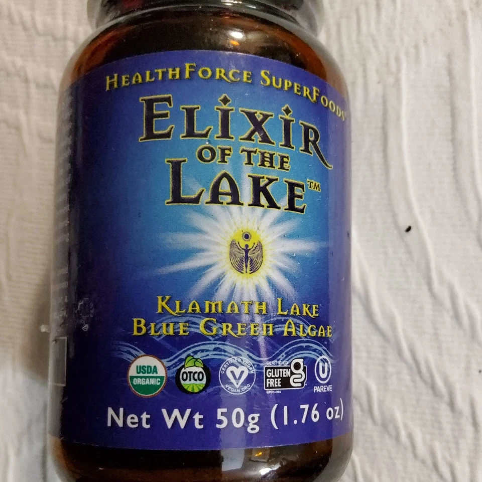 🌞 HealthForce SuperFoods, Elixer of the Lake. Klamath Lake Blue Green Algae - Image 1 of 4