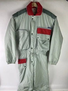 Vintage Colmar One Piece Ski Snowboard Suit 90s Retro Grey Mens Large - Picture 1 of 8