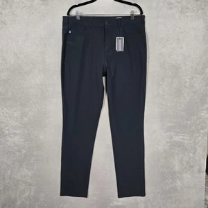 Mizzen+Main Helmsman Slim Pants mens 35x32 Black NWT - Picture 1 of 12