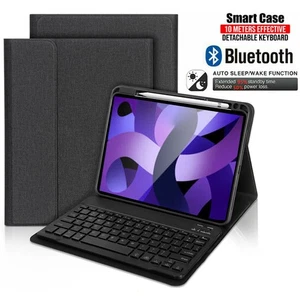 For iPad Pro 11 1/2/3/4th Gen/Air 11" M2 M3/Air 5 Case Bluetooth Keyboard Cover - Picture 1 of 12