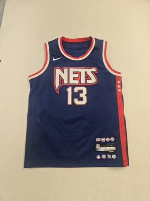 Nike James Harden Nets 13 Rockets Jersey Youth Large  - Image 1 of 4