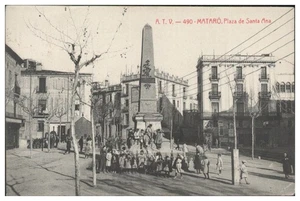 S5752/ Mataro  Plaza de Santa Ana  Spanien AK ca.1910 - Bild 1 von 2