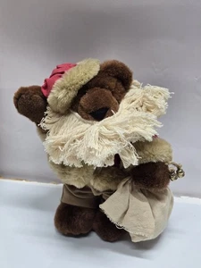 Vintage APPLAUSE Bonita Old Nick Santa Christmas Stuffed Bear LE No. 1783/7500 - Picture 1 of 14