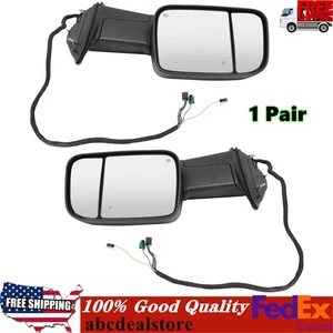 Par para 2019 2020 2021 RAM 2500 3500 espejo retrovisor eléctrico térmico plegable izquierdo derecho - Imagen 1 de 13