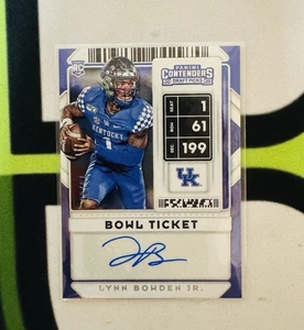 2020 Panini Contenders Draft Picks Bowl Ticket #132 Lynn Bowden Jr. Auto /99 - Picture 1 of 1