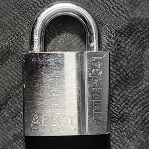 Abloy Finland 341 Enforcer High Security Padlock  With NO KEYS - Picture 1 of 10