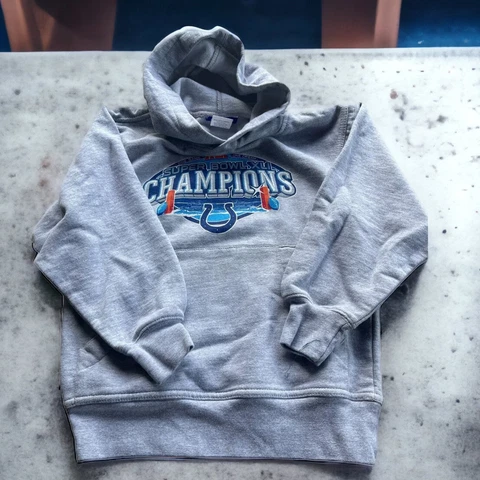 Indianapolis Colts Youth S 8 Reebok Hoodie Super Bowl Champions XLI 🌿1496 Cover