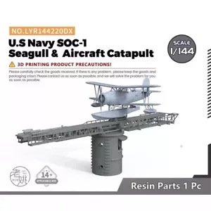SSMODEL 220DX 1/144 US Navy SOC-1 Möwe & Flugzeug Katapult ZWEITER KRIEG SPIELE - Bild 1 von 5
