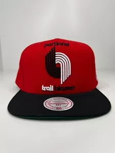 NBA Portland Trail Blazers Gorra Sombrero Mitchell & Ness Ajustable Talla Única para la mayoría - Imagen 1 de 13