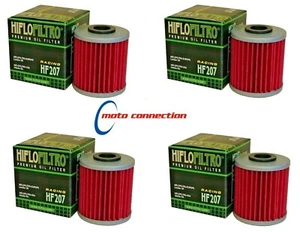KAWASAKI KXF250 2006 - 2022 ÖLFILTER (4er Pack) Hi-Flo Filtro HF207 - Bild 1 von 1