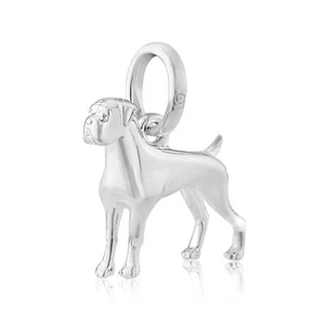 BOXER HUND CHARM IN STERLINGSILBER CMN310 - Bild 1 von 3